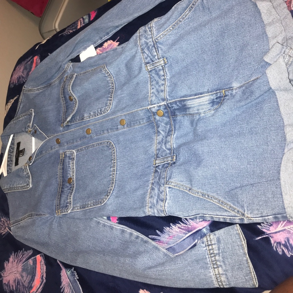 Forever 21 Denim Romper